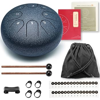Amazon.com: Lronbird Steel Tongue Drum Percussion, 6 Inch 8